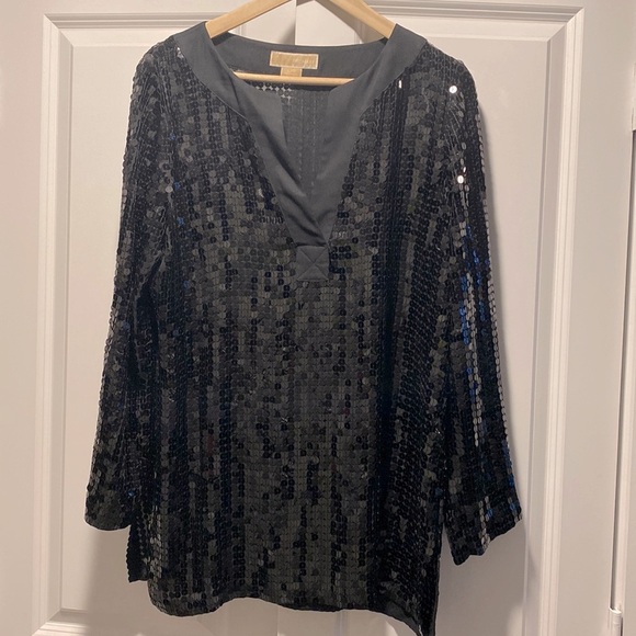 Michael Kors Tops - Michael Kors Sequin Tunic - Large - Excellent / Like New Condition